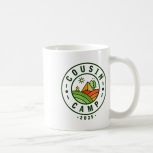 Cousin Camp 2025 Camping-Stamm Sommerferien Kaffeetasse