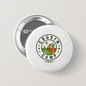 Cousin Camp 2025 Camping Stamm Sommerurlaub _1 Button (Vorne & Hinten)
