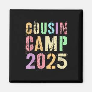 Cousin Camp 2025 Familienurlaub Sommer-Camping Cr Magnet