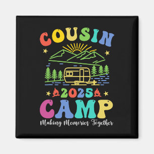 Cousin Camp 2025 Familienurlaub Sommer Camping Cr Magnet