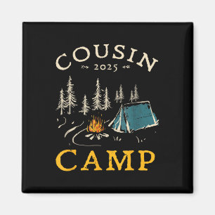 Cousin Camp 2025 Familienurlaub Sommer-Camping Cr Magnet