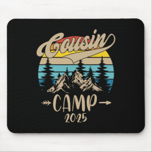 Cousin Camp 2025 Familienurlaub Sommer Camping Cr Mousepad