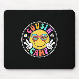 Cousin Camp 2025 Lustige Camping-Crew Sommer-Famil Mousepad