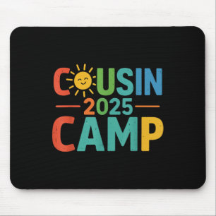 Cousin Camp 2025 Matching Outfit Outdoor Family Mousepad