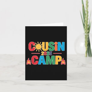 Cousin Camp 2025 Sommer Cousin Sommerfamilie Reuni Karte