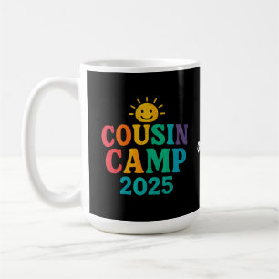 Cousin Camp 2025 Sommerurlaub Spaß Camping Kaffeetasse