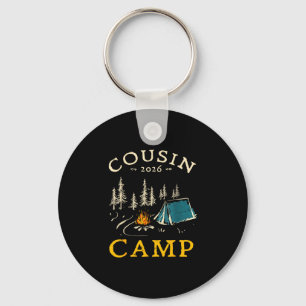 Cousin-Camp 2026 Familienurlaub Sommer-Camping Schlüsselanhänger