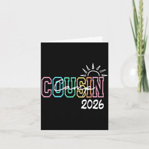 Cousin-Camp 2026 Sommer Strandurlaub Familie Karte