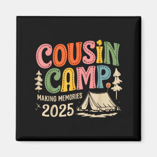 Cousin Camp Crew 2025 Erinnerungen Familie Magnet