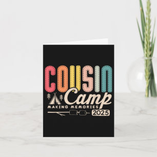 Cousin Camp Crew 2025 Erinnerungen sammeln Familie Karte