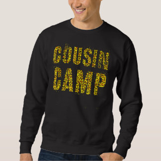 Cousin Camp Leopard Print Nana Dada Ausbildung 2 Sweatshirt