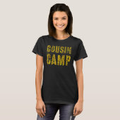 Cousin Camp Leopard Print Nana Dada Ausbildung 2 T-Shirt (Vorne ganz)