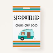 Cousin Camp Retro Camper Ausweis (Vorderseite)