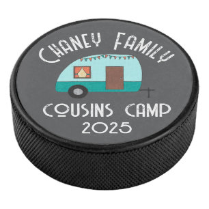 Cousin Camp Retro Camper Eishockey Puck