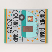 Cousin Camp Retro Camper Puzzle (Horizontal)