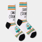 Cousin Camp Retro Camper Socken (Rechts)
