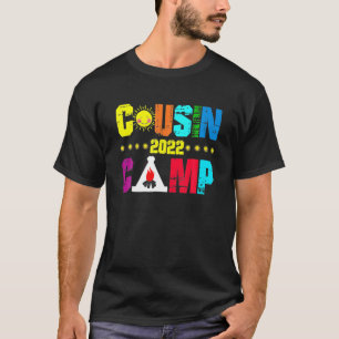 Cousin Camp S 2022 Camping Sommerferien T-Shirt