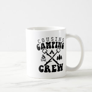 Cousin Camping Crew 2025 T-Shirt Familienurlaub Ca Kaffeetasse
