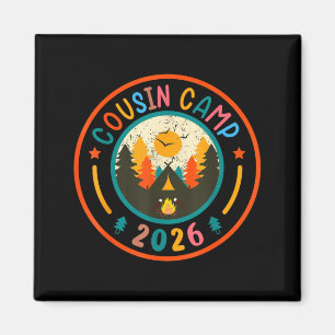 Cousin-Camping-Crew 2026 Familientreffen Camping Magnet