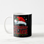 Cousin Claus Christmas Lights Pajama Family Group Kaffeetasse (Links)