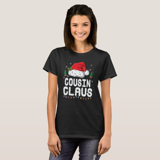 Cousin Claus Christmas Pajama Family Matching Xma T-Shirt (Vorne ganz)