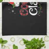 Cousin Claus Weihnachten Weihnachtsfamilie Matchin Geschirrtuch (Gefaltet)