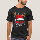Cousin Claus Weihnachtsmannmütze Weihnachten Roter T-Shirt (Vorderseite)