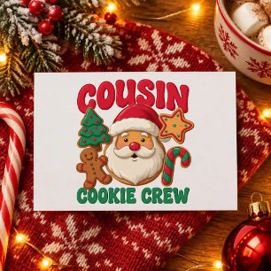 Cousin Cookie Crew Weihnachten Santa Lebkuchen