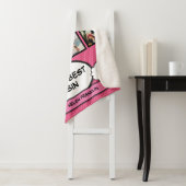 Cousin Cool Girly Pink Fun Comic FotoCollage Sherpadecke (Beispiel)