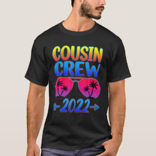 Cousin Crew 2022 Ferien Familie Summer Beach Sung T-Shirt