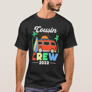 Cousin Crew 2022 Sommerferien Beach Matching Fa T-Shirt