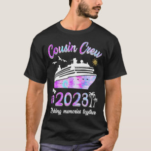 Cousin Crew 2023 Gefärbte Krawatte Schifffahrtsges T-Shirt