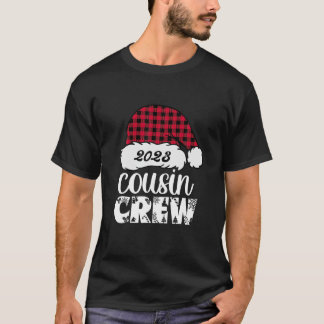 Cousin Crew 2023 Weihnachtsliegestühle Buffalo T-Shirt