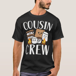 Cousin Crew 2024 Camping-Ausflug Smore Lagerfeuer T-Shirt