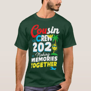 Cousin Crew 2024 Sommerferien Beach Familienausflu T-Shirt