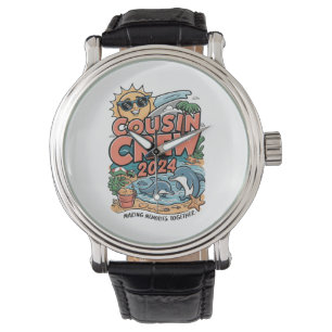 Cousin-Crew 2024 Sommerferien Strand Familienreise Armbanduhr