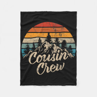 Cousin Crew 2025 Camping Outdoor Sonnenuntergang S Fleecedecke