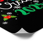 Cousin Crew 2025 Christmas Xmas Holiday Matching F Poster (Ecke)