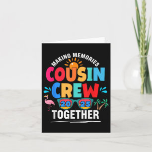 Cousin Crew 2025 Erinnerungen schaffen Familientre Karte