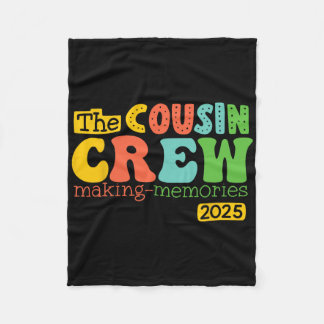 Cousin Crew 2025 Erinnerungen schaffen Sommerferie Fleecedecke