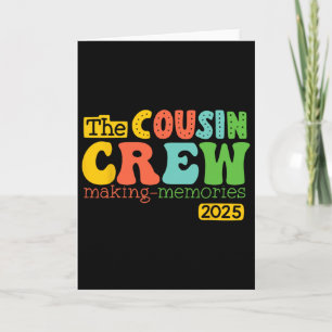 Cousin Crew 2025 Erinnerungen schaffen Sommerferie Karte