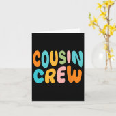 Cousin Crew 2025 Kindermädchen Todd Karte (Gelbe Blume)