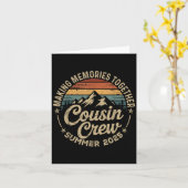 Cousin Crew 2025 Sommerferien Beach Familienausflu Karte (Gelbe Blume)