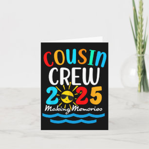 Cousin Crew 2025 Sommerferien Beach Familienausflu Karte