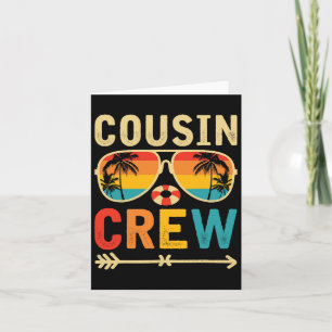 Cousin Crew 2025 Sommerferien Beach Familienausflu Karte