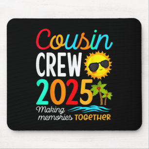 Cousin Crew 2025 Sommerferien Beach Familienausflu Mousepad