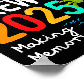 Cousin Crew 2025 Sommerferien Beach Matching Fa Poster (Ecke)