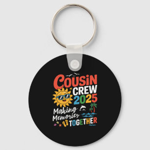 Cousin Crew 2025 Sommerferien Strand Familienurlau Schlüsselanhänger