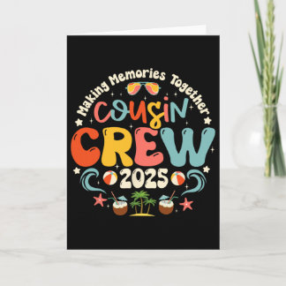 Cousin Crew 2025 Sommerferien Strandfamilienreise Karte