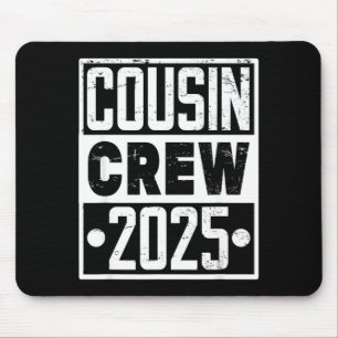 Cousin Crew 2025 Vintage-Design passende Familie Mousepad